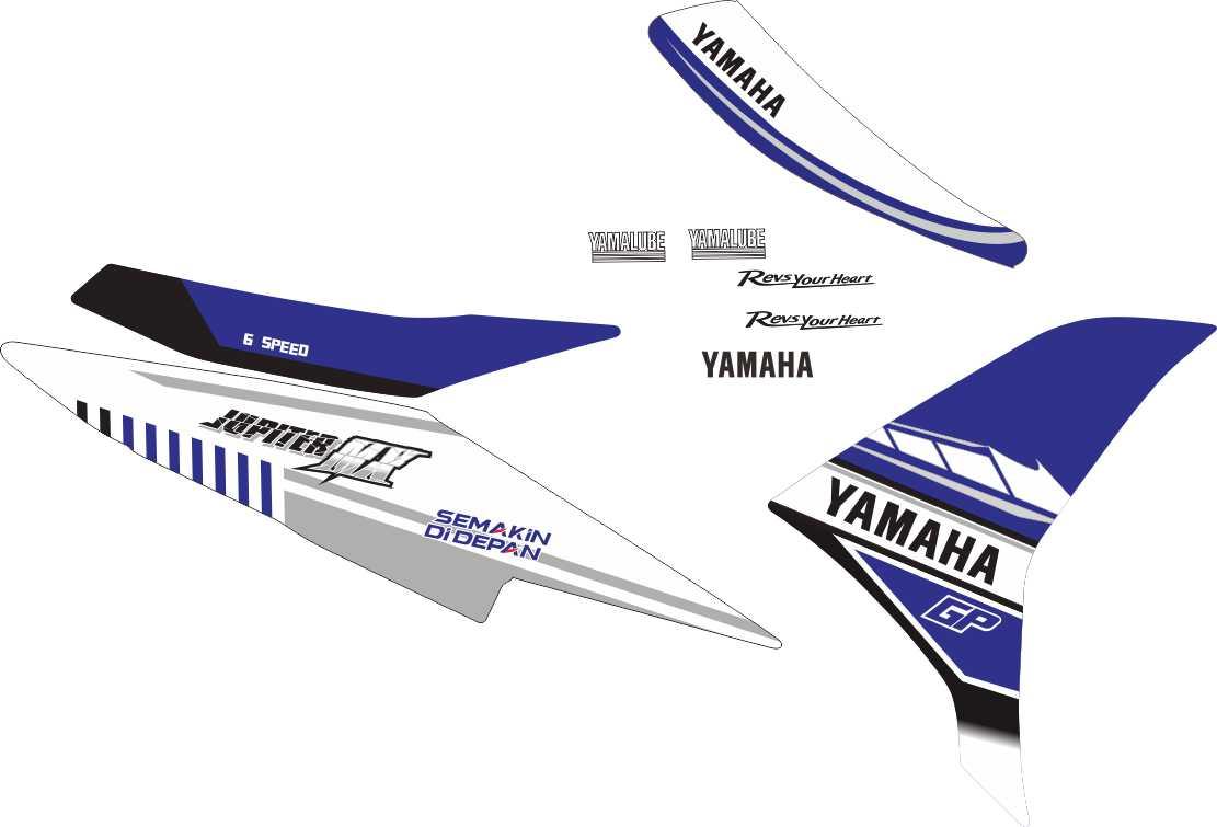 Stiker Motor New Jupiter Mx Special Motor Gp Grade B By Master Decal.