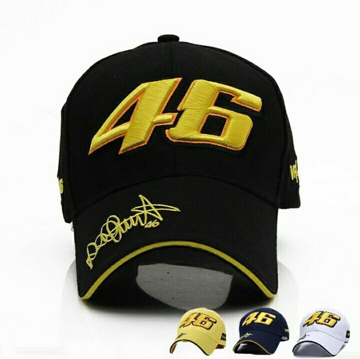 TOPI VALENTINO ROSSI VR 46 ASIA SIGNATURE ASLI YAMAHA
