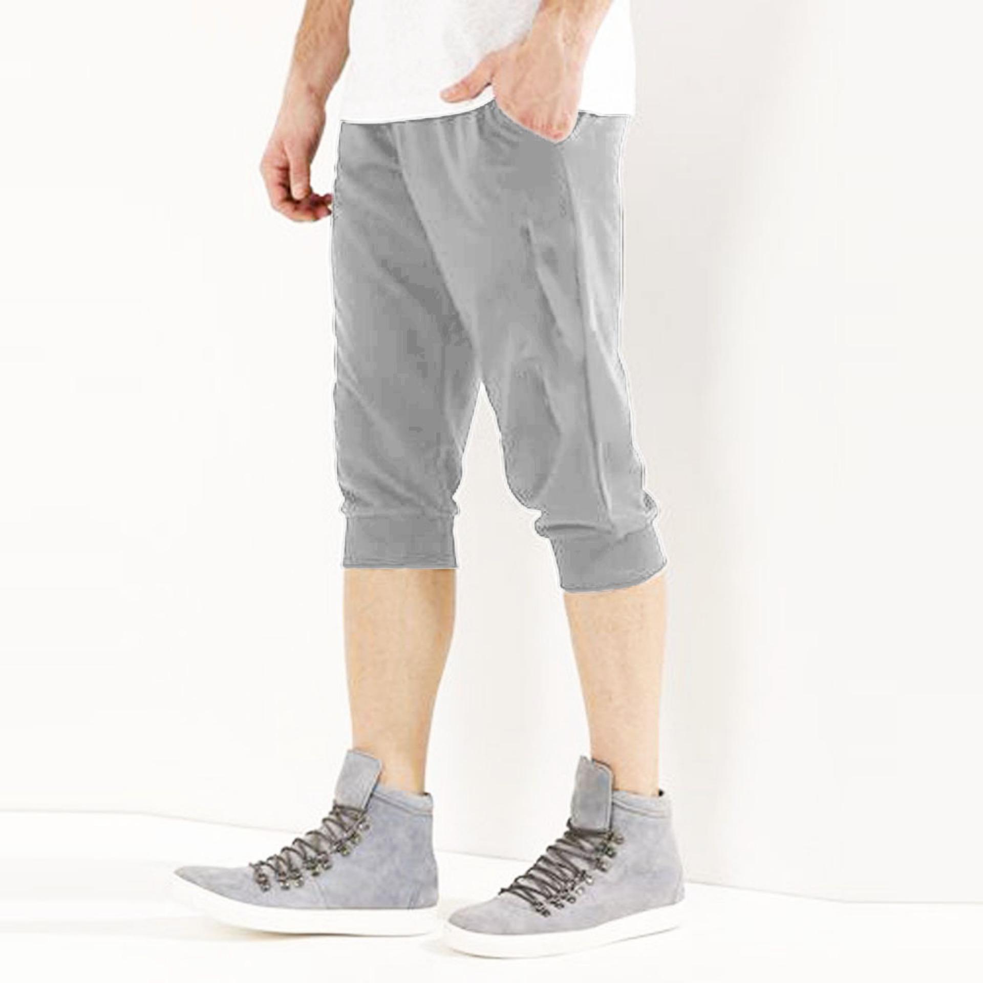 Celana Jogger Training Pendek - Abu Abu