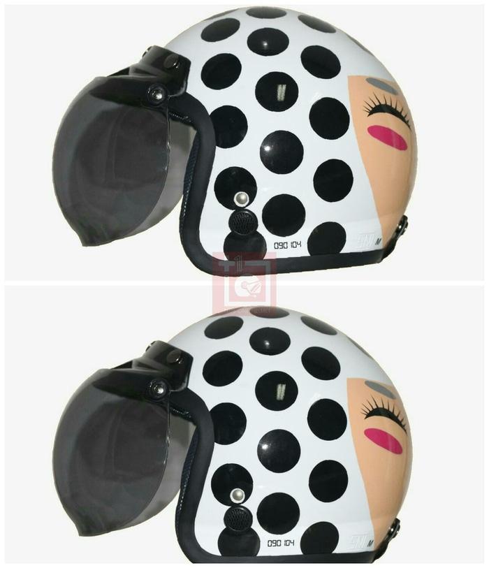 Helm Retro Igloo Josey DOT TANPA KACA