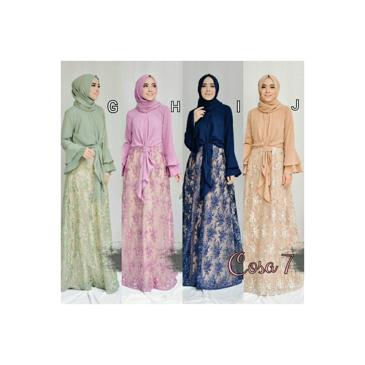 Jual baju muslim gaul COSA 7 by Queenalabels