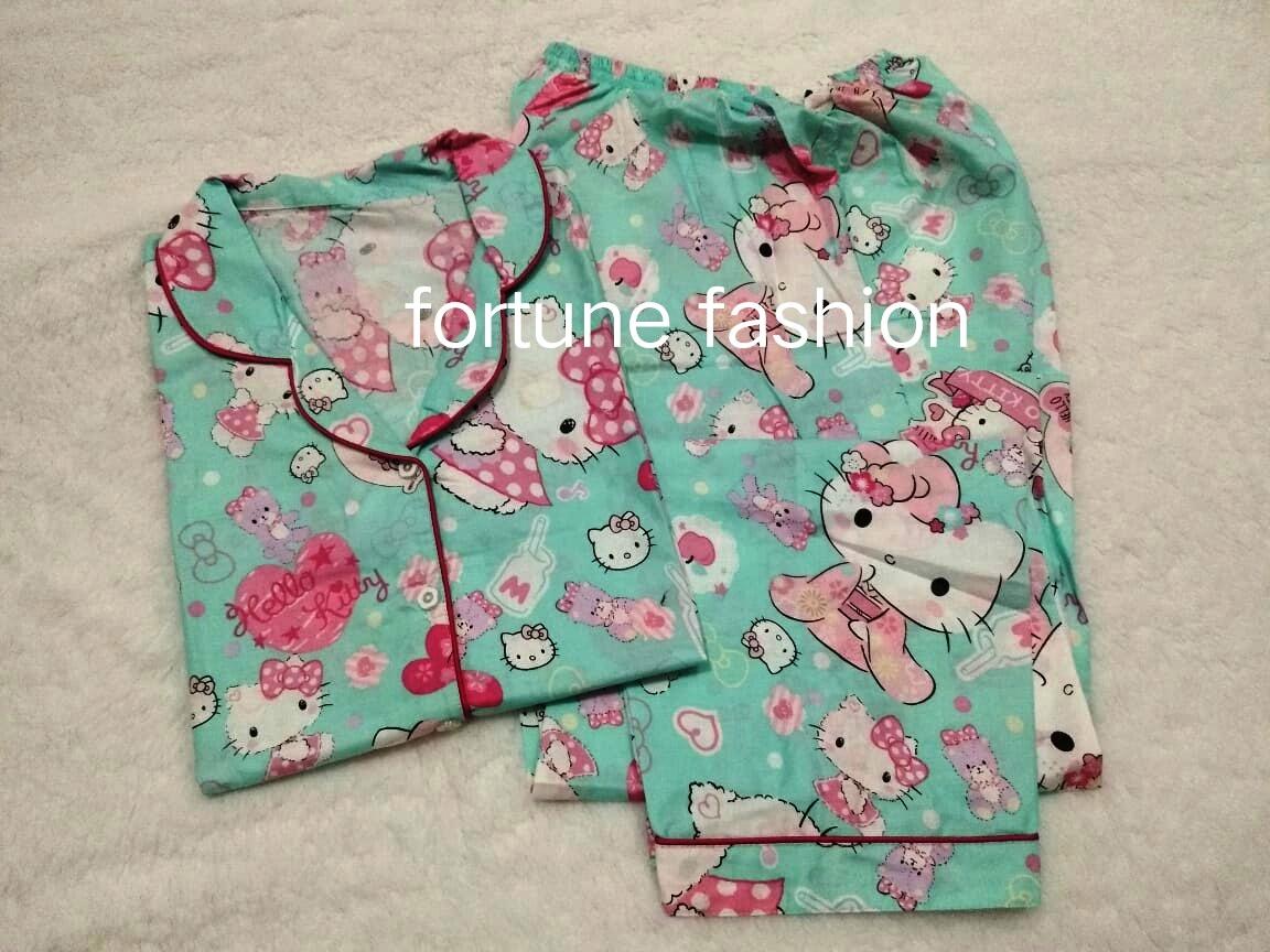 Fortune Fashion Piyama Kimono Citty / Celana Panjang / Baju Tidur Wanita