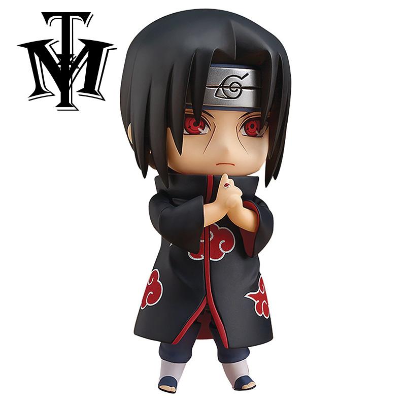 Anime Naruto Nendoroid 820 Uchiha Itachi Sasuke Uzumaki Action Figure Naruto Mainan PVC Koleksi Boneka Modello Ritel Box-Intl
