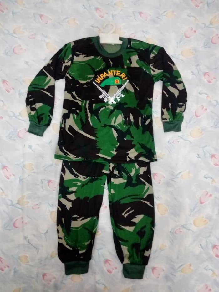 baju loreng anak / setelan anak / baju karnaval 4L / setelan army