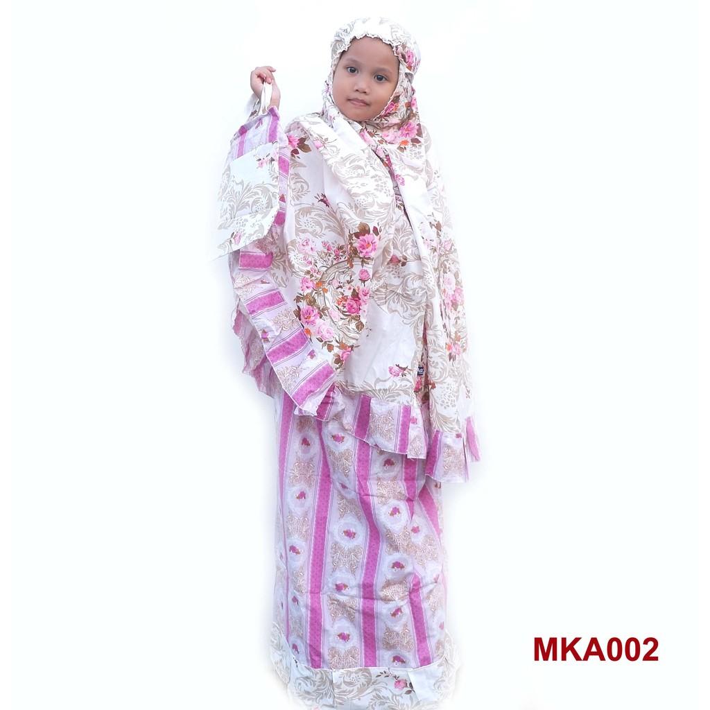Mukena Anak Kain Katun Jepang Lokal MKA002 ()