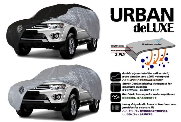 Mantel Mobil / Cover Mobil Besar Urban Deluxe L MVP Alphard Pajero Fortuner Venturer - Silver