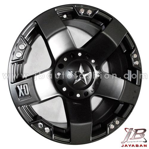 Velg mobil racing ring 20 inch Rep. KMC Rockstar PCD 6x139.7 Fortuner, Pajero, Everest, Blazer, Dmax, Triton