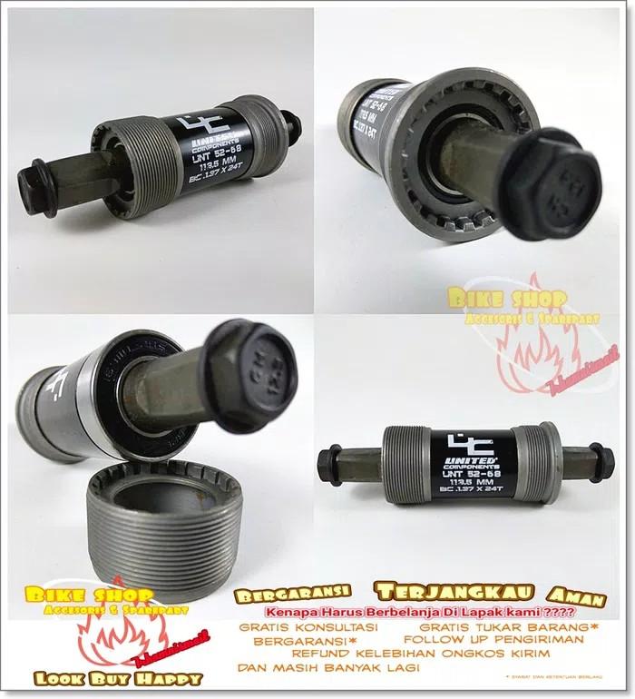 Bb Bottom Bracket Square Taper / Kotak 113.5 Cocok Untuk Macam Macam Sepeda