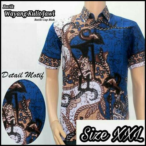 Model Kemeja Batik Pria Kemeja Batik Pekalongan Kemeja Batik Modern Motif Pandawa XXL