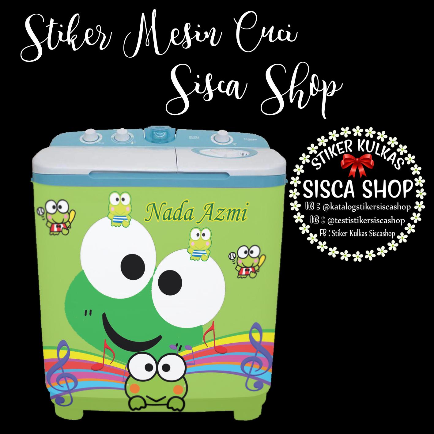 STIKER MESIN CUCI 2 TABUNG