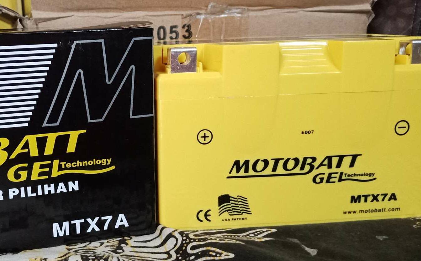 Aki Motobatt MTX7A / YUASA YTX9 Ninja 250R Karbu , Piaggio Zip