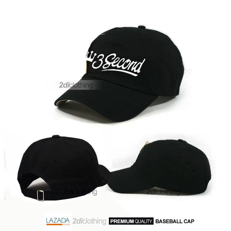 TOPI BASEBALL 3SECOND VARIAN LOGO TOPI TUMBLR TOPI FASHION UNISEX