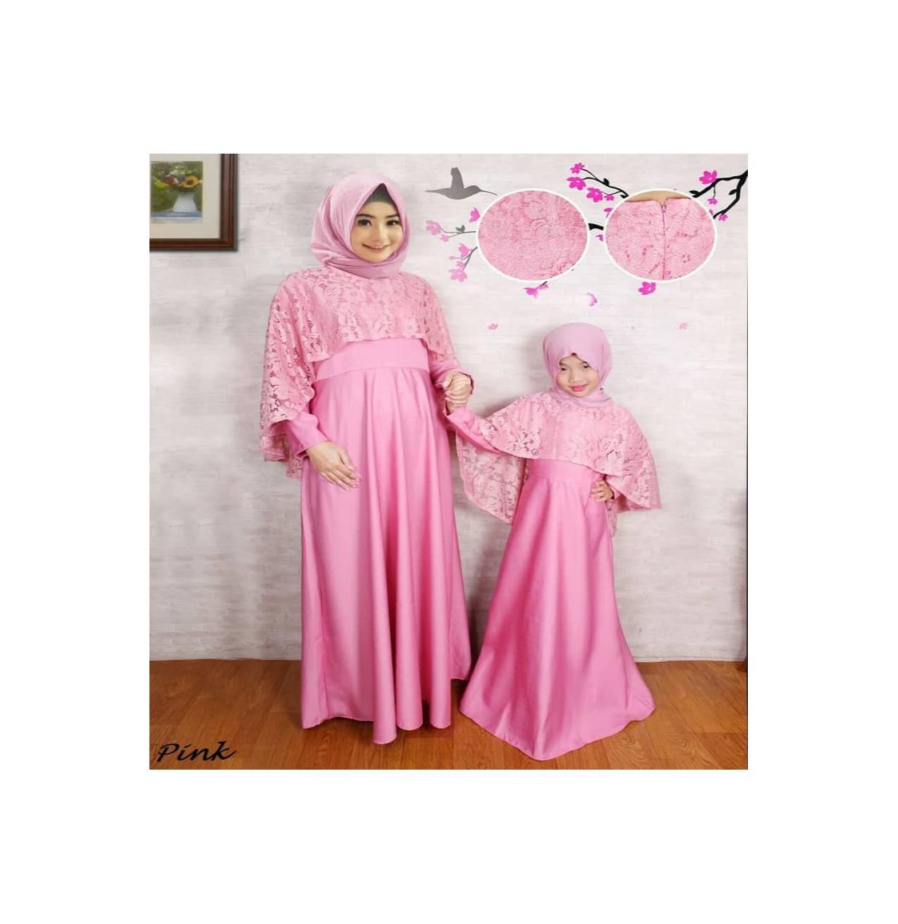 GAMIS SYAHRINI Baju Couple Ibu & Anak Tiara
