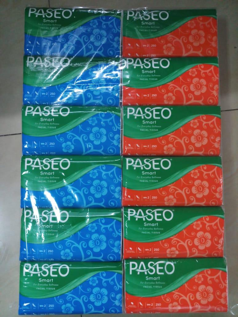 PAKET HEMAT 12 PCS PASEO Original Tisu Tissue Smart 250 sheets 2 ply