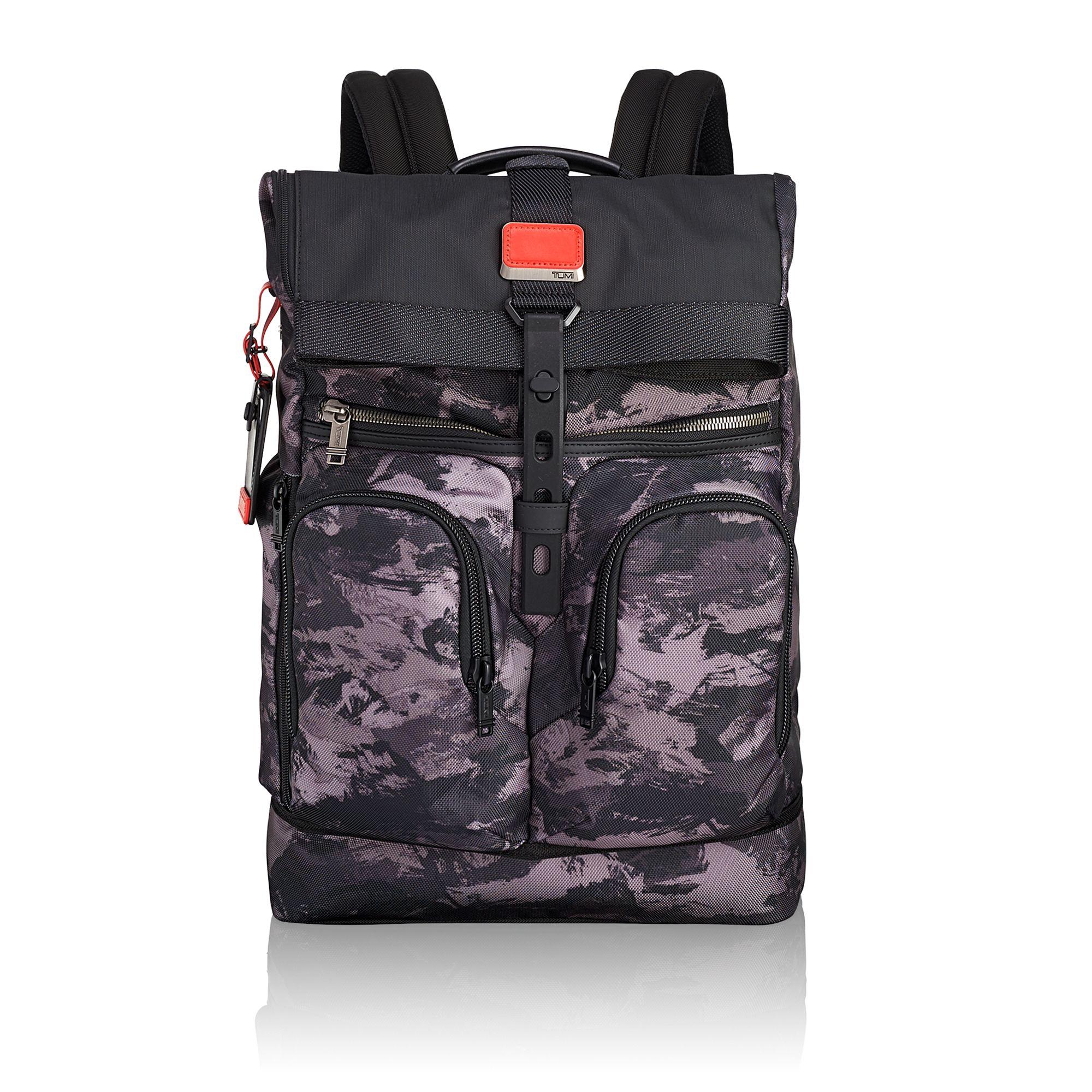 TUMI Alpha Bravo London Roll Top Backpack