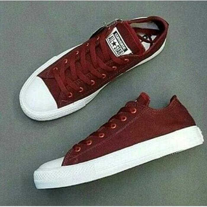 Converse Chuck Taylor All Star CT II NEW Colour Low Top Sepatu Sneakers-hitam