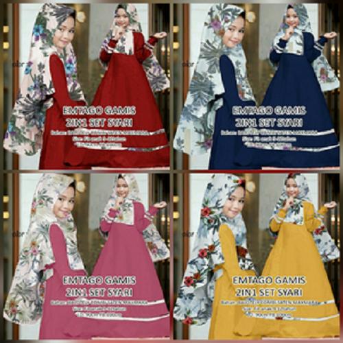 GAMIS ANAK EMTAGO SIZE 9-12 TAHUN