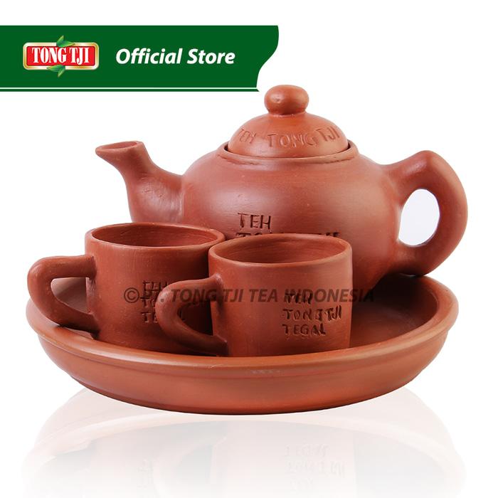 Tong Tji Poci Set Tanah Liat ( Clay pot )