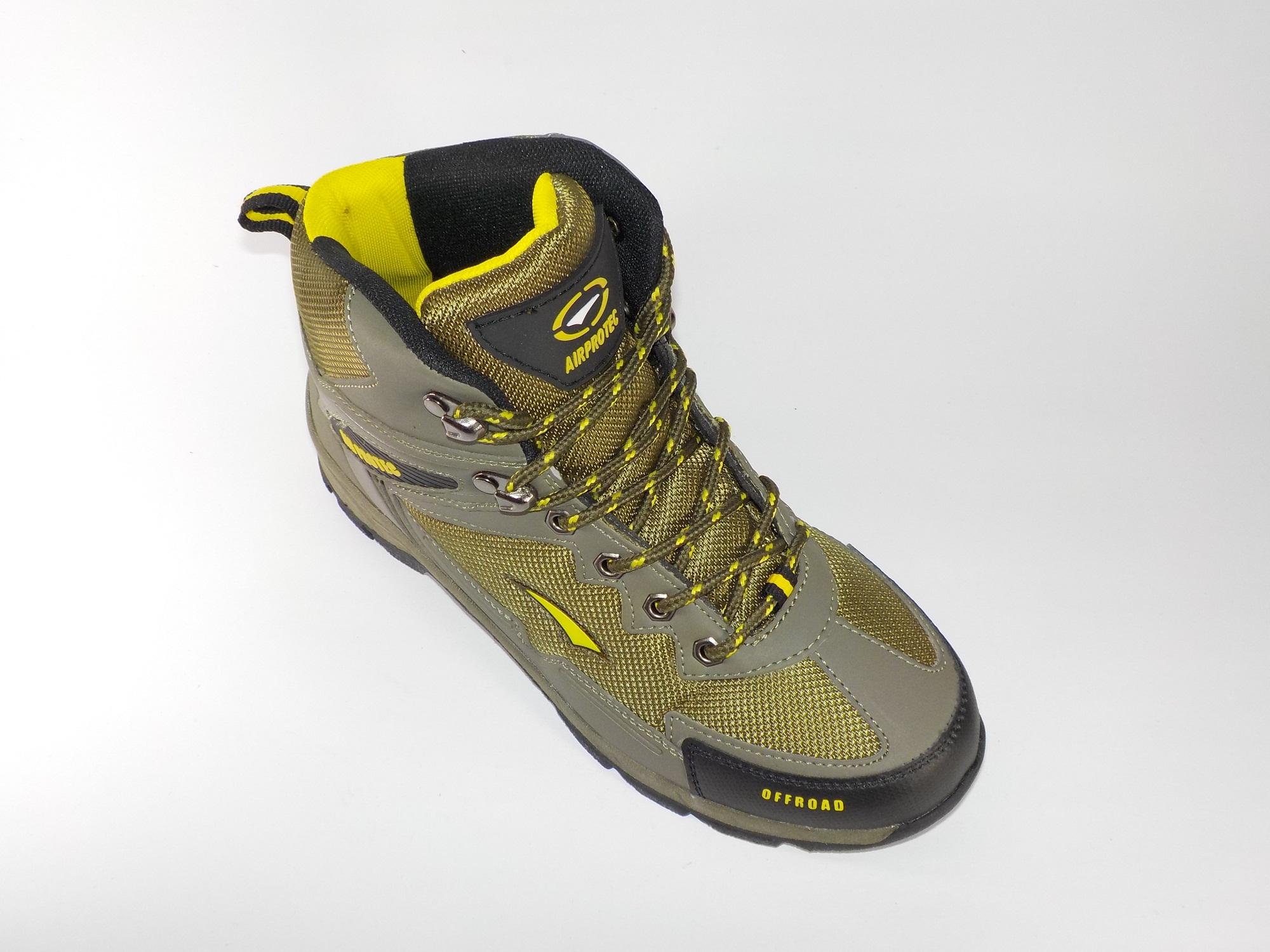 Jual Beli Sepatu Gunung Tahan Air Murah AIR PROTEC Sepatu Gunung Pria SA OFFROAD Coral kuning