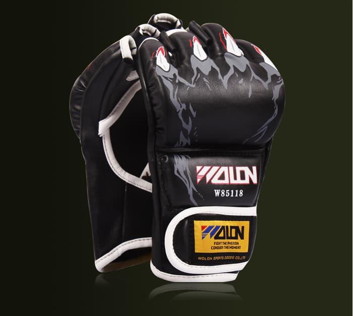 SARUNG TANGAN MMA MUAY THAI KICK BOXING BODY COMBAT - WOLON GLOVE