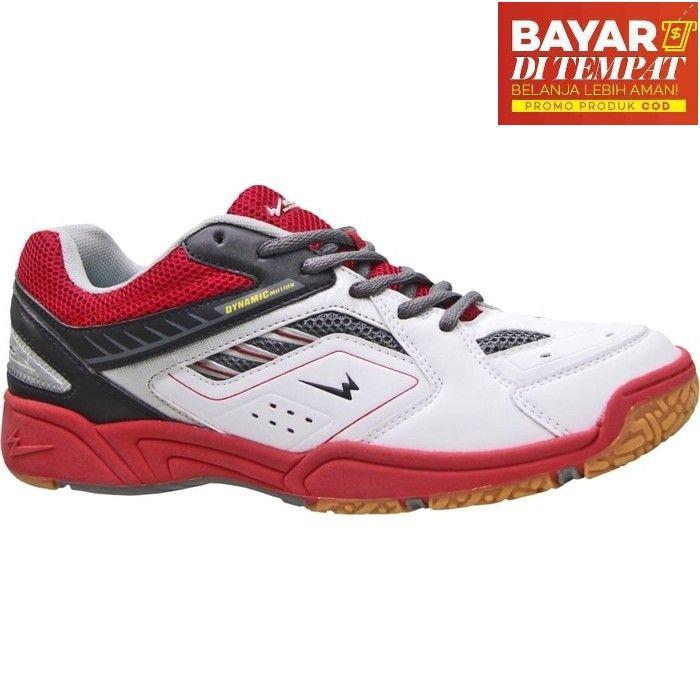 Eagle Ranger Sepatu Badminton - White/Red