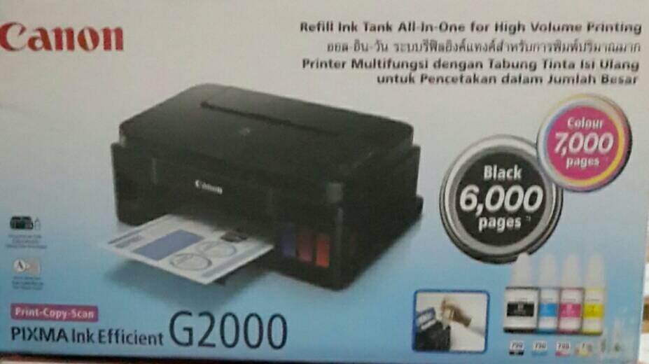 CANON PRINTER PIXMA G2000 / PRINTER G 2000 INFUS RESMI