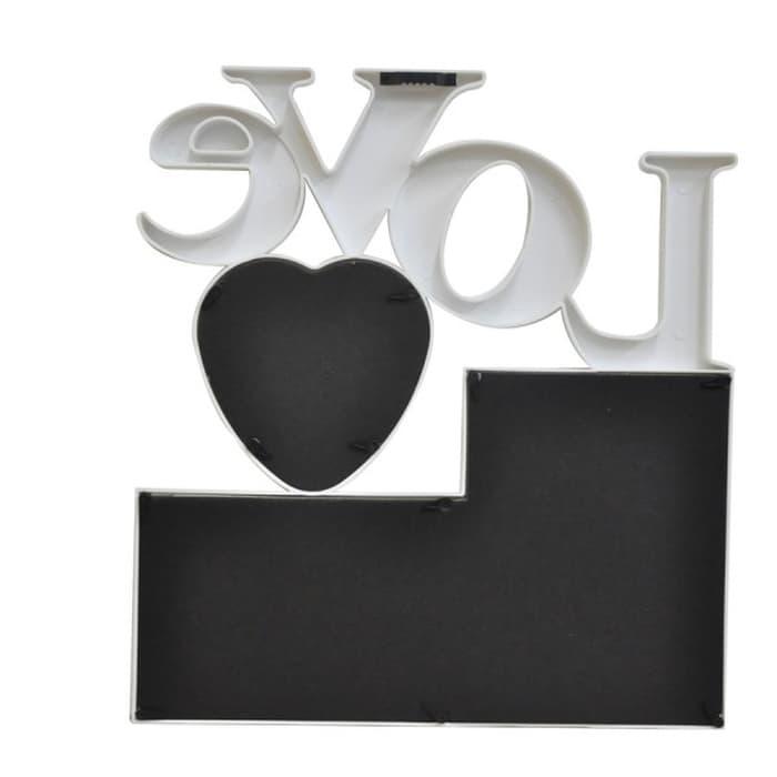Jual Sale Bingkai Foto Plastik 0303 Love W 4x4 6x4 5x7 Putih 08946 Original Harga Rp 145.550