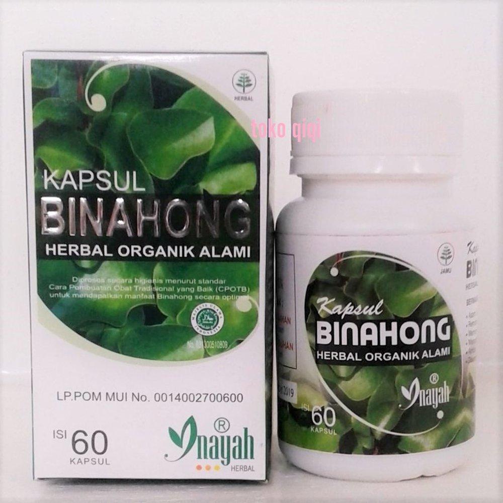 Kapsul Binahong Herbal Organik Alami - 60 Kapsul