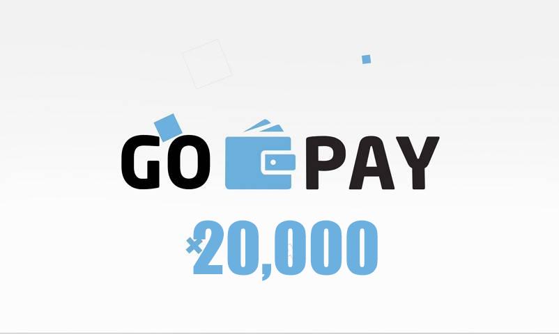 Saldo Gopay isi ulang 20000