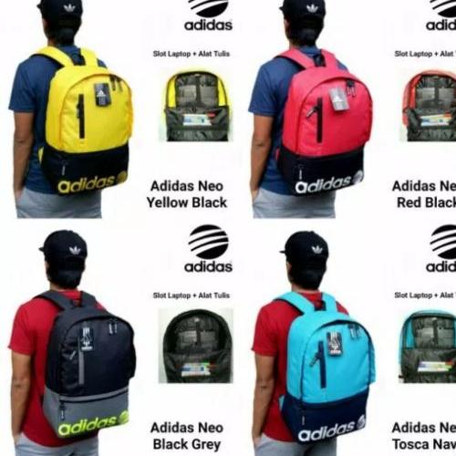 ADIDAS BACKPACK NEO TERBARU / RANSEL SEKOLAH ANAK / COWOK CEWEK KEREN