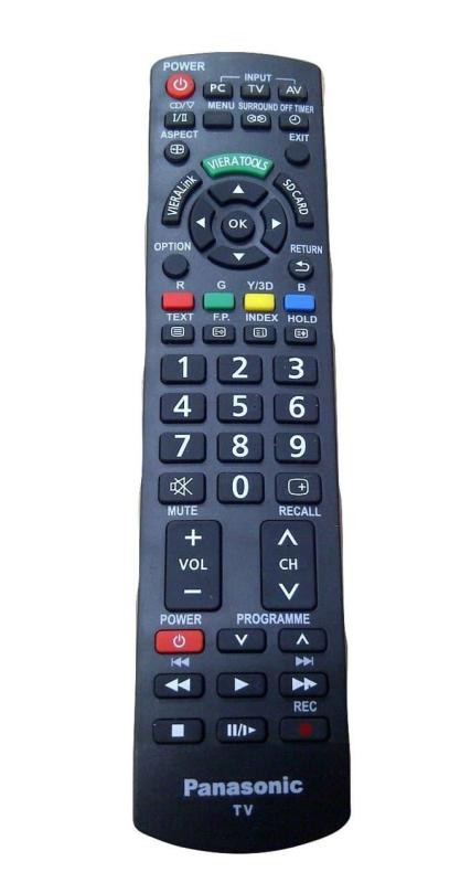 Remote tv LCD/LED merk panasonic black pasti konek