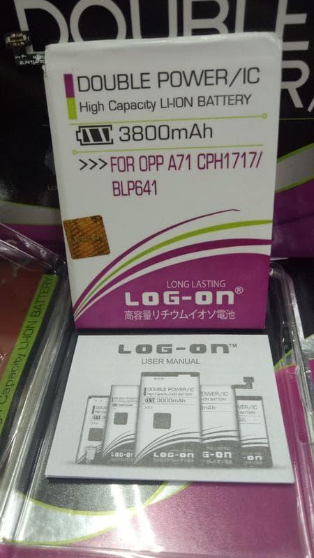 Baterai Log On Oppo A71 CPH1717 BLP641
