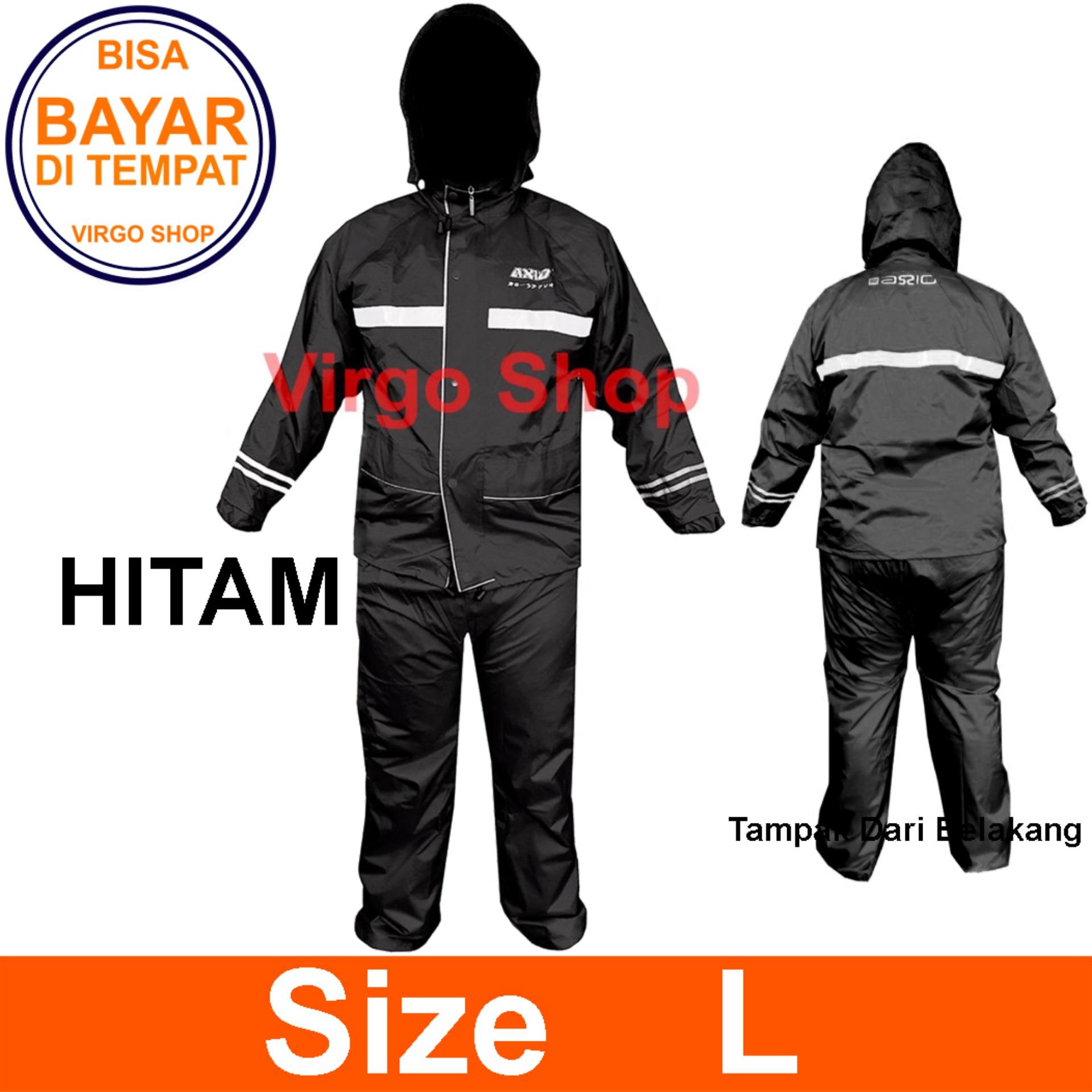 Axio Jas Hujan Axio Europe Original - Axio Europe Original Raincoat AX-882 - Hitam