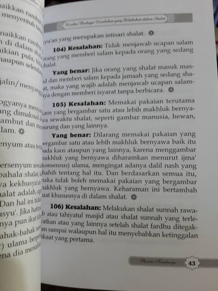 Buku 221 Kesalahan Dalam Shalat Beserta Koreksinya Daru
