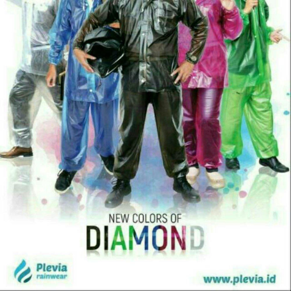 jas hujan stelan celana transparan 700 plevia diamond raincoat di lapak bahagia makmur ikhwanibra