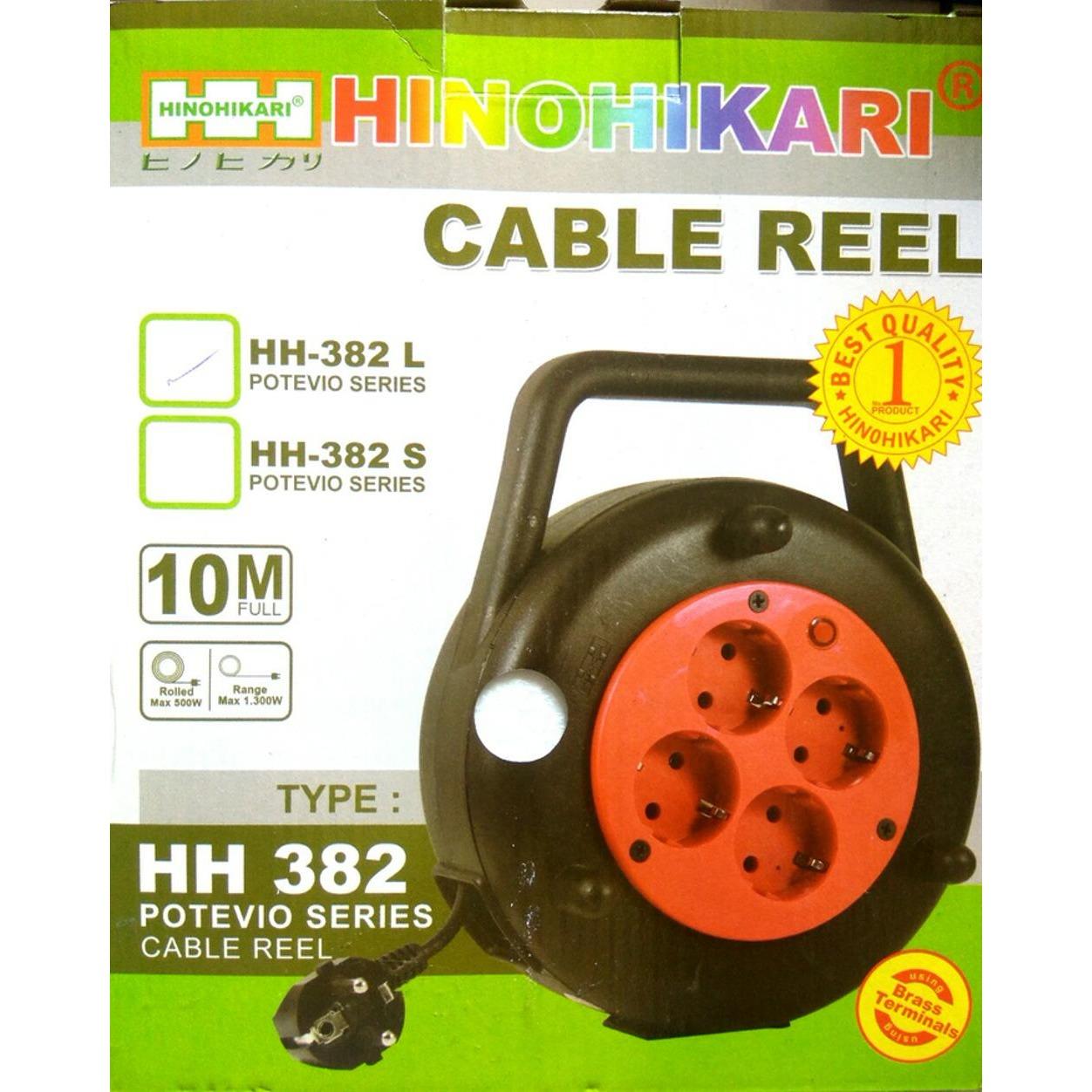 Kabel Roll Hinohikari By Shinyoku HH 382L - Kabel Gulung 10 Meter