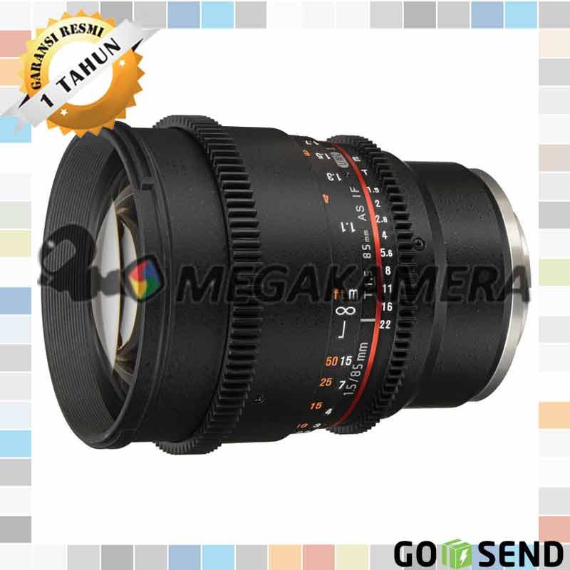 Samyang Lensa 85mm T1.5 VDSLRII Cine Lens for Canon EF-Mount