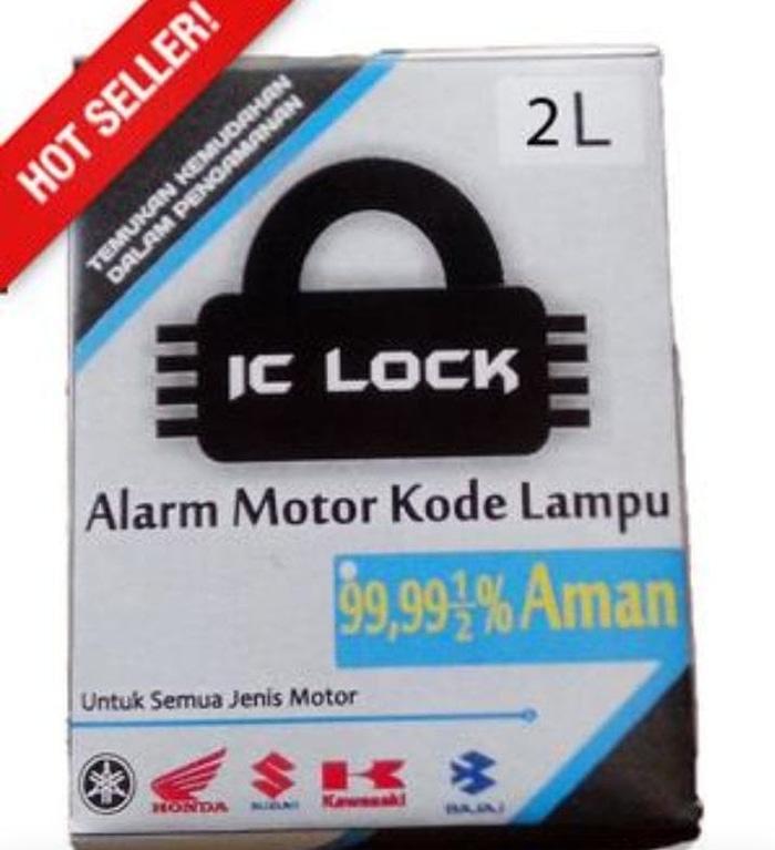 Kunci Gembok Motor Anti Maling | IC LOCK PENGAMAN MOTOR 2 SANDI | ( gembok alarm motor anti maling koper sepeda pagar cakram kinbar kode tas mobil clock rumah sensor gerak pintu digital remote lock bht ) |