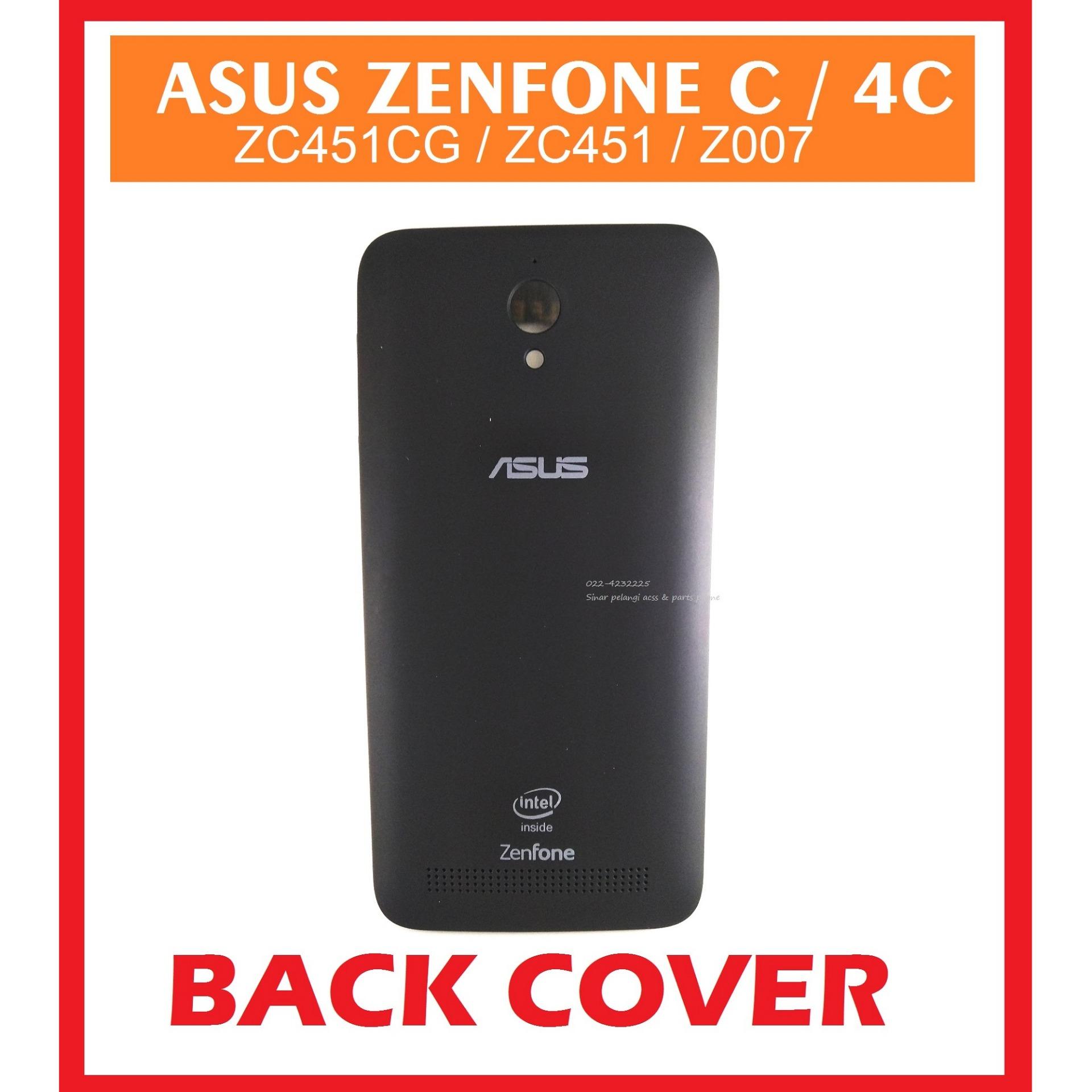 ASUS ZENFONE C ZC451CG ZC451 Z007 ZENFONE 4C BLACK BACK COVER BATTERY COVER TUTUP BATERAI PENUTUP BELAKANG 907413