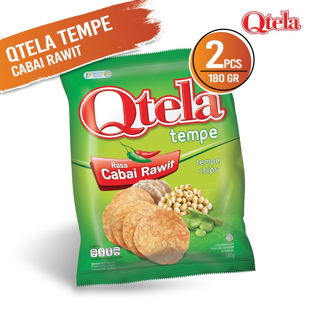 Qtela Tempe Cabai Rawit 180 Gr - 2 Pcs