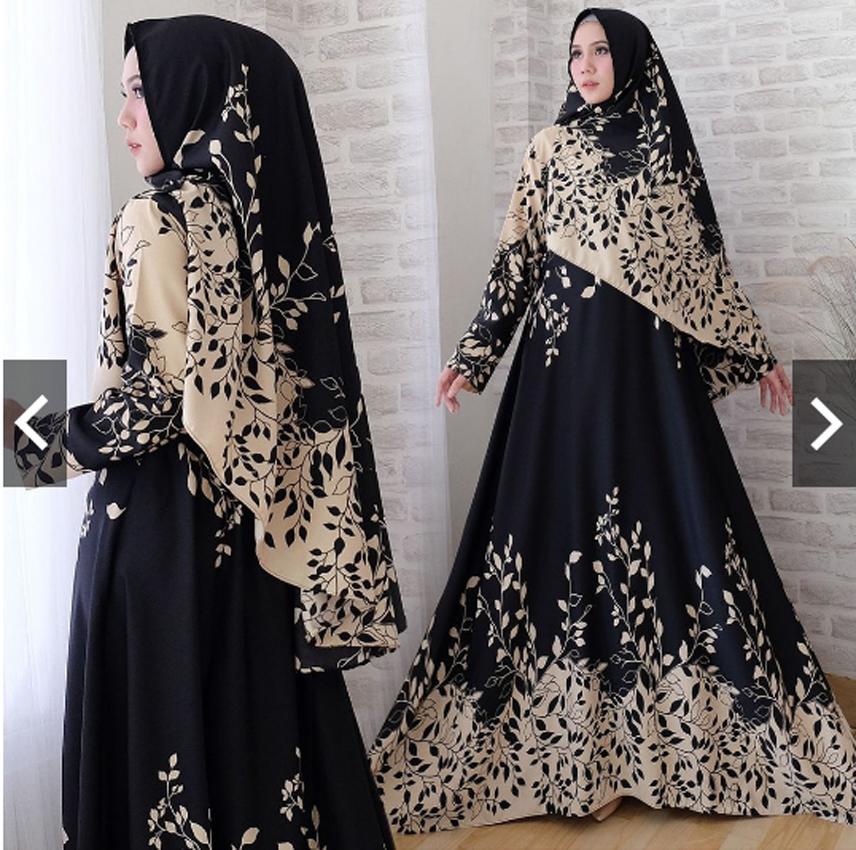 MoslemWear Gamis Syari Pesta Original Real Pic + Hijab Khimar Bergo - Gamis Syarie Pesta Busui Jumbo - Lebaran Terbaru Premium Mewah Elegan - Gaun Pesta Party Dress - Fashion Kondangan Muslimah - Gamis Payung umbrella Hijaber Premium iharimby