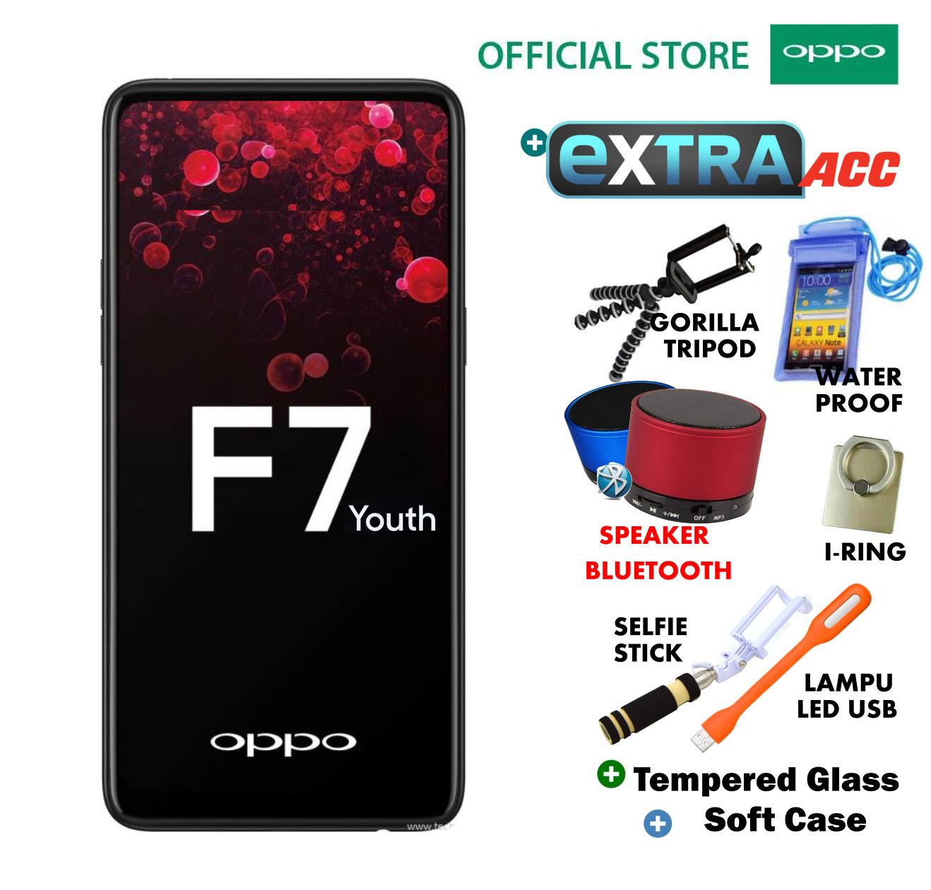 OPPO F7 YOUTH 4/64GB - Black Plus Extra Bonus
