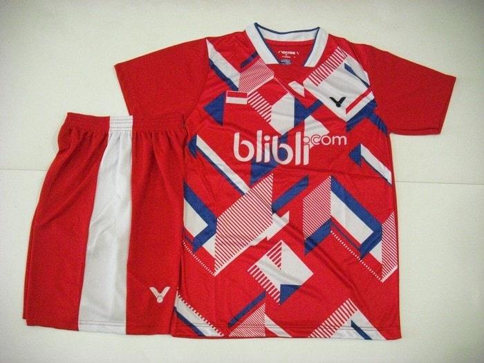 Setelan BADMINTON / BULUTANGKIS Victor V.24 (Red White)