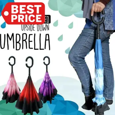 TOKO49 - Payung terbalik Gagang C payung kazbrella Reverse Umbrella