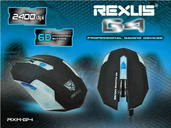 Rexus Mouse Gaming RXM-G4 - Hitam