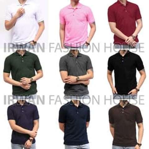Jual Polo Shirt Polos Pria Cowok Baju Kaos Kerah Wanita Unisex Lacos