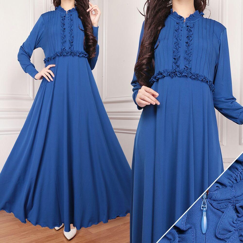 Zos Gamis XS S M L XL Muslim Fashion Wanita Jersey Korea Lengan Panjang Baju Muslim Long Dress Gamis Maxi Tangan Panjang Wanita Zos Gamis XS S M L XL Muslim Fashion Wanita Jersey Korea Lengan Panjang Baju Muslim Long Dress Gamis Maxi Tangan Panjang Wanita