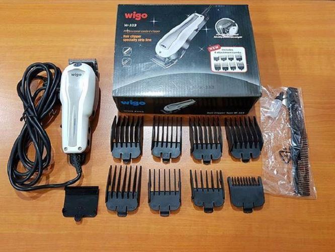 Peralatan Cukur Kualitas Tinggi WIGO W-333 Professional Hair Clipper Barber Shop Mesin Cukur Rambut - 8 Clip On