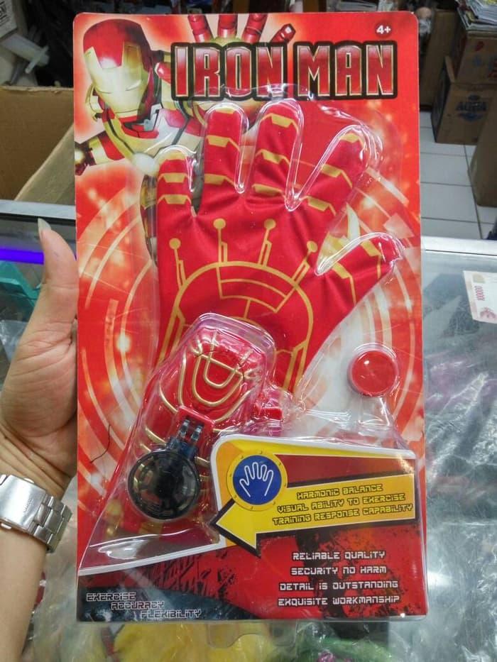mainan ironman / sarung tangan iron man