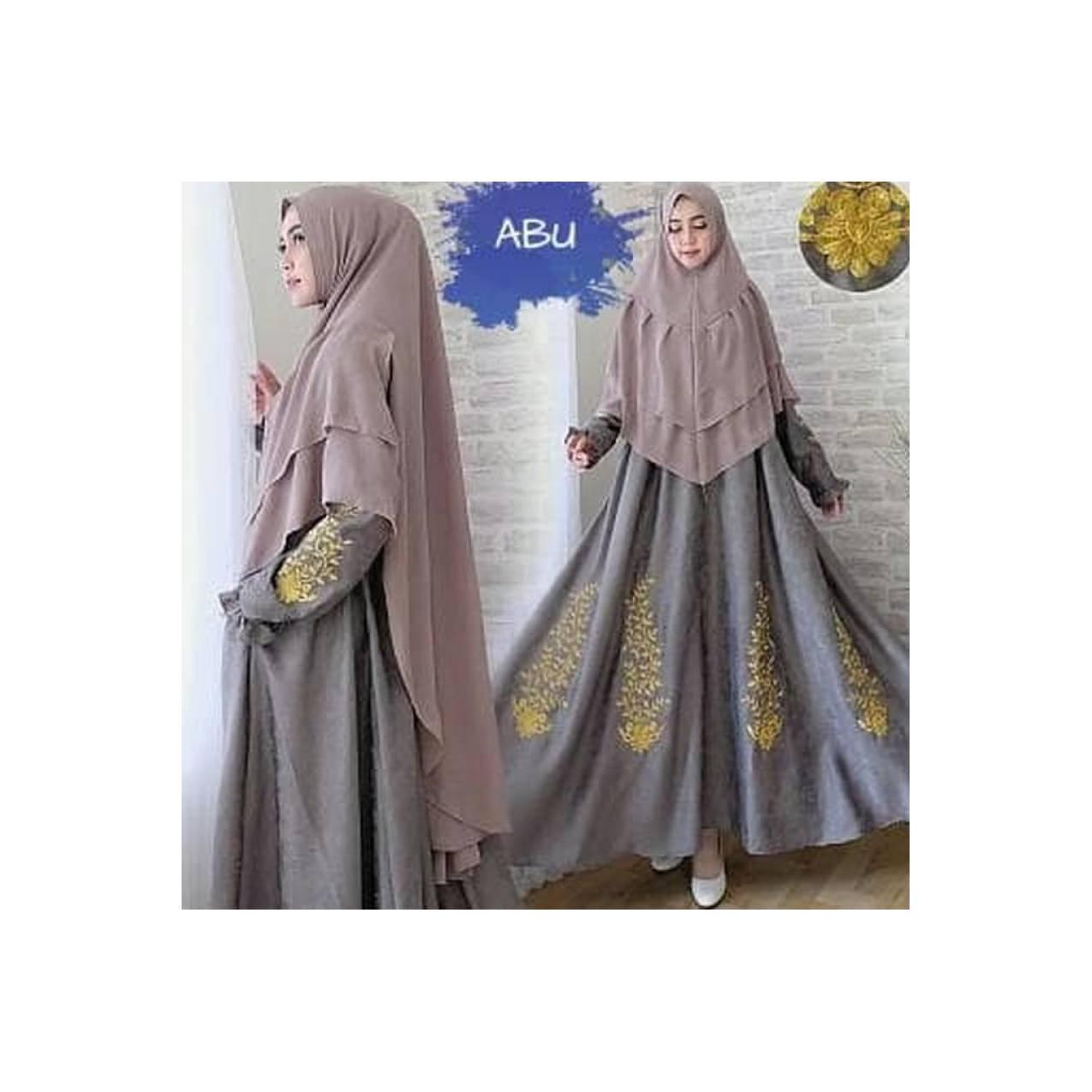 BAJU MUSLIM SYARI ELI GAUN PESTA JUMBO XXL MEWAH HIJAB GAMIS EMBOS GL